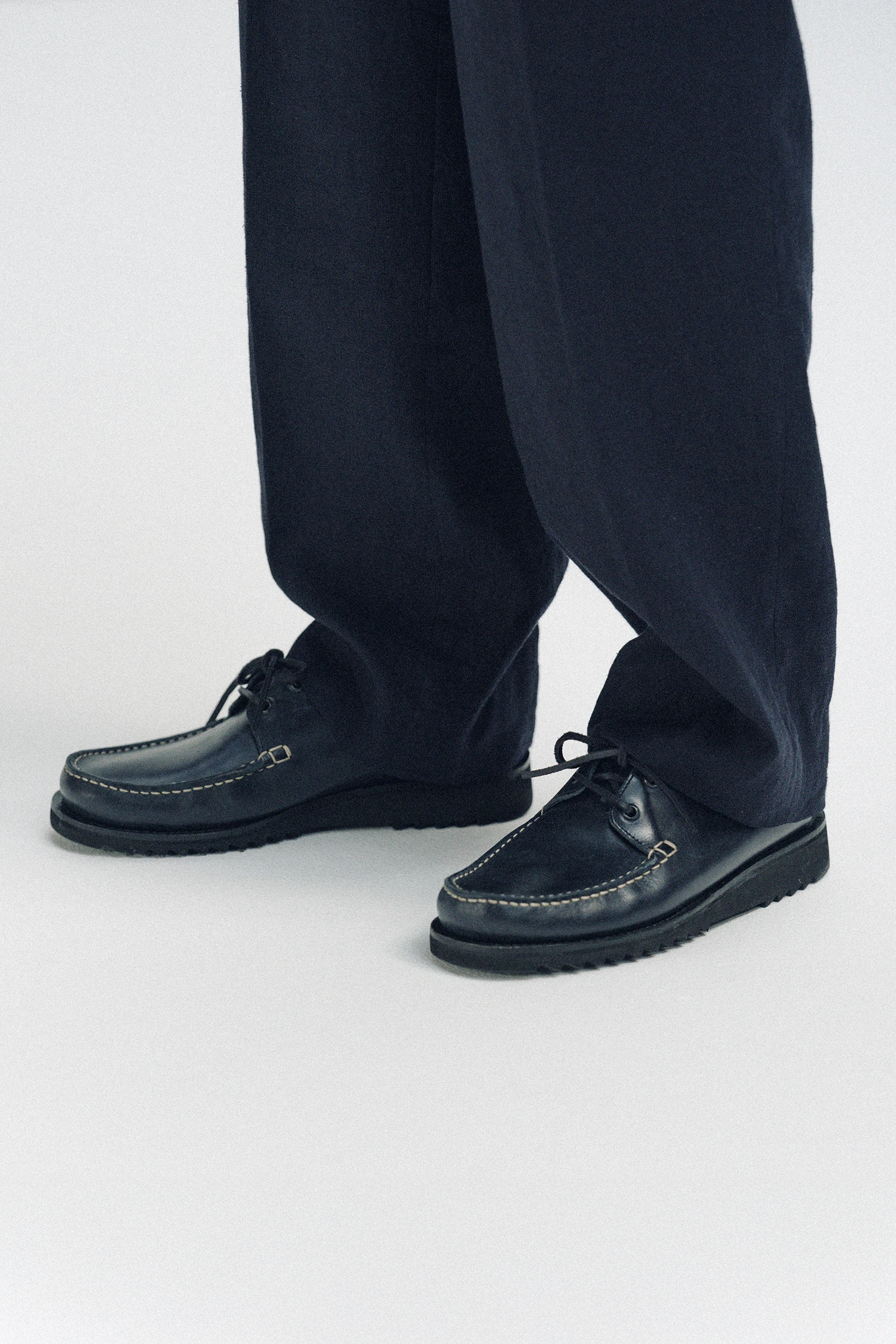靴 KAPTAIN SUNSHINE Domingue NAVY UK8.5 KAPTAIN SUNSHINE DOMINGUE (2COL)