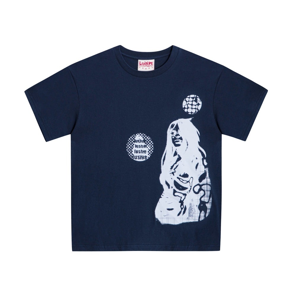 LUSIVE｜賽博慾望 Cyber Desire Tee (Navy)