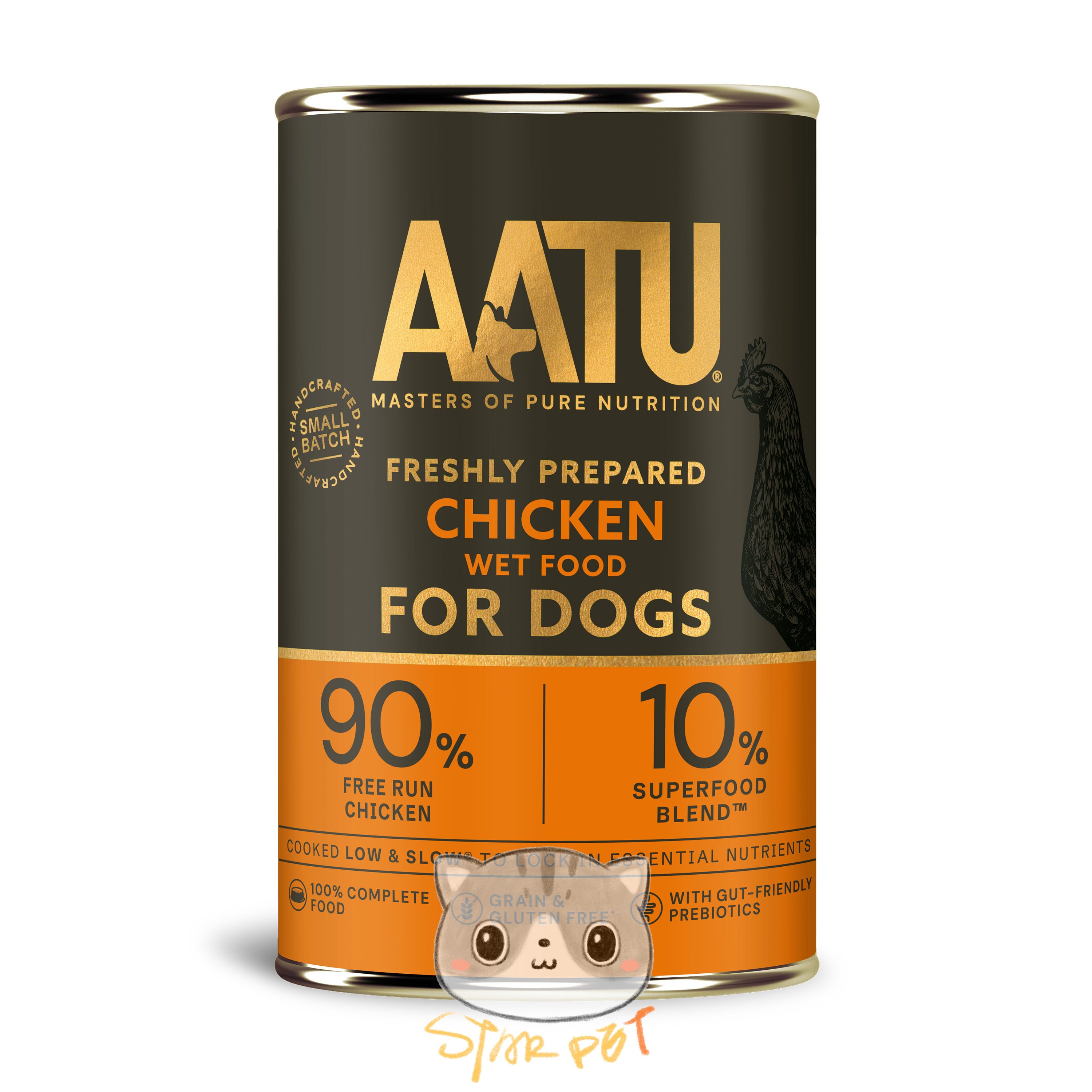 AATU Canned Dog Food - Chicken 400g x 6