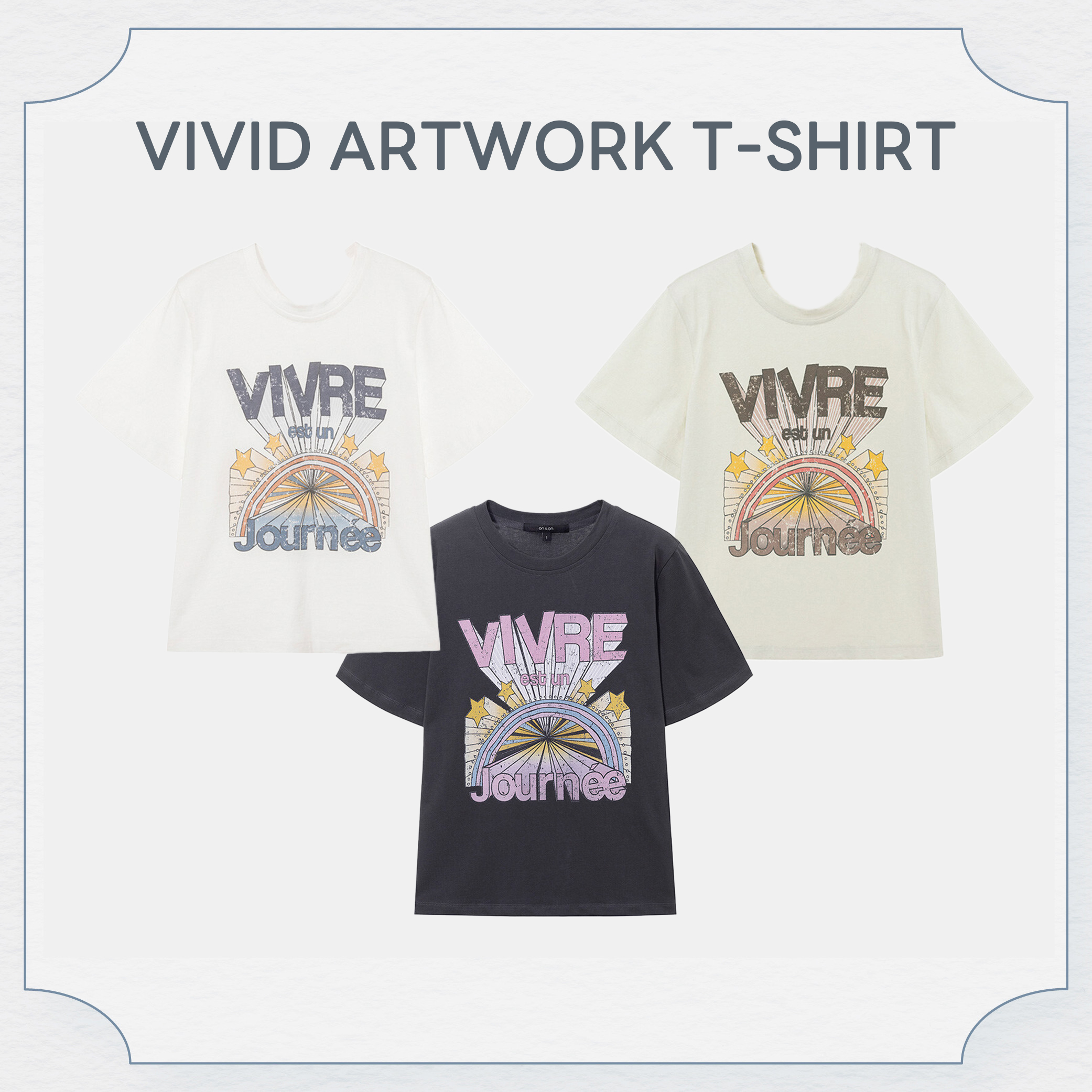 ON&ON塗鴉LOGO短袖T(共3色)