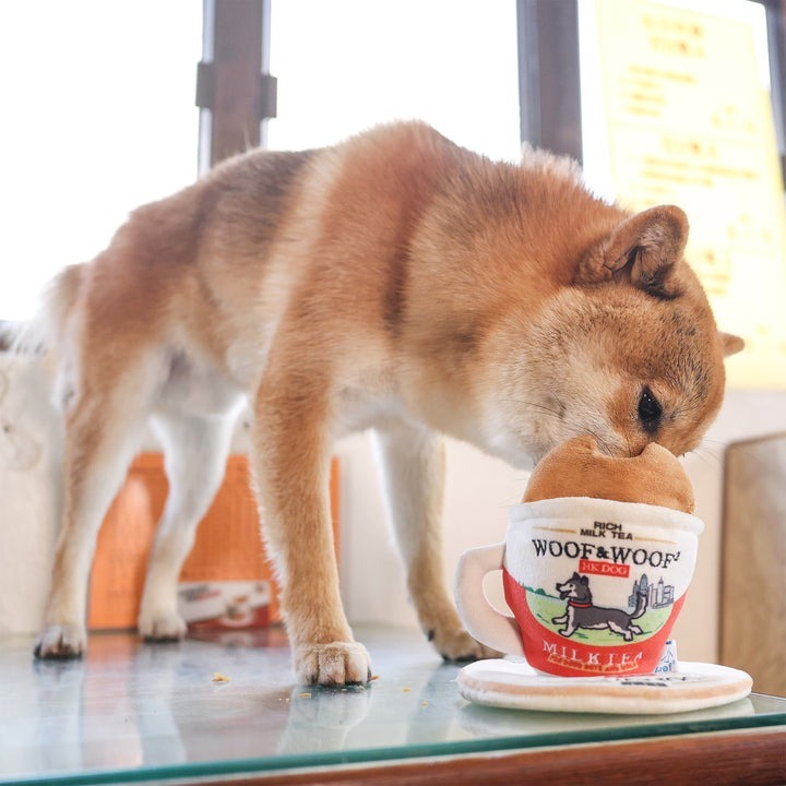 Woof²．鴛鴦奶茶二合一藏食玩具