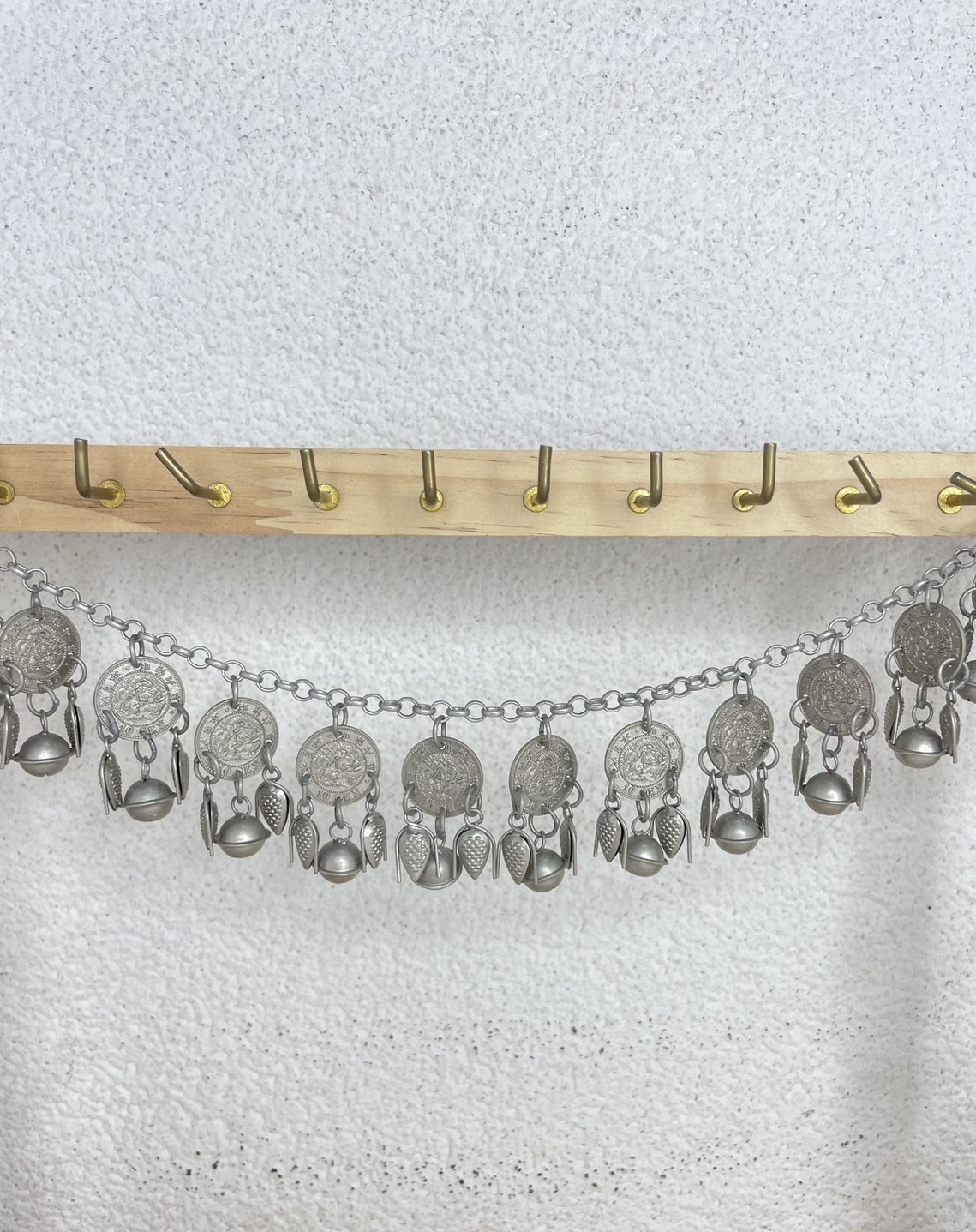 J30(短)-全焊接加密十錢單層鈴鐺鏈條86cm