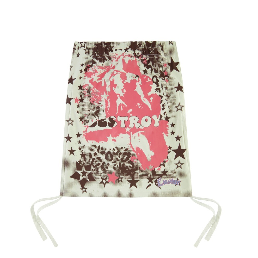 LUSIVE｜星星塗鴉抹胸 DESTROY Graffiti Star Top (Lime)