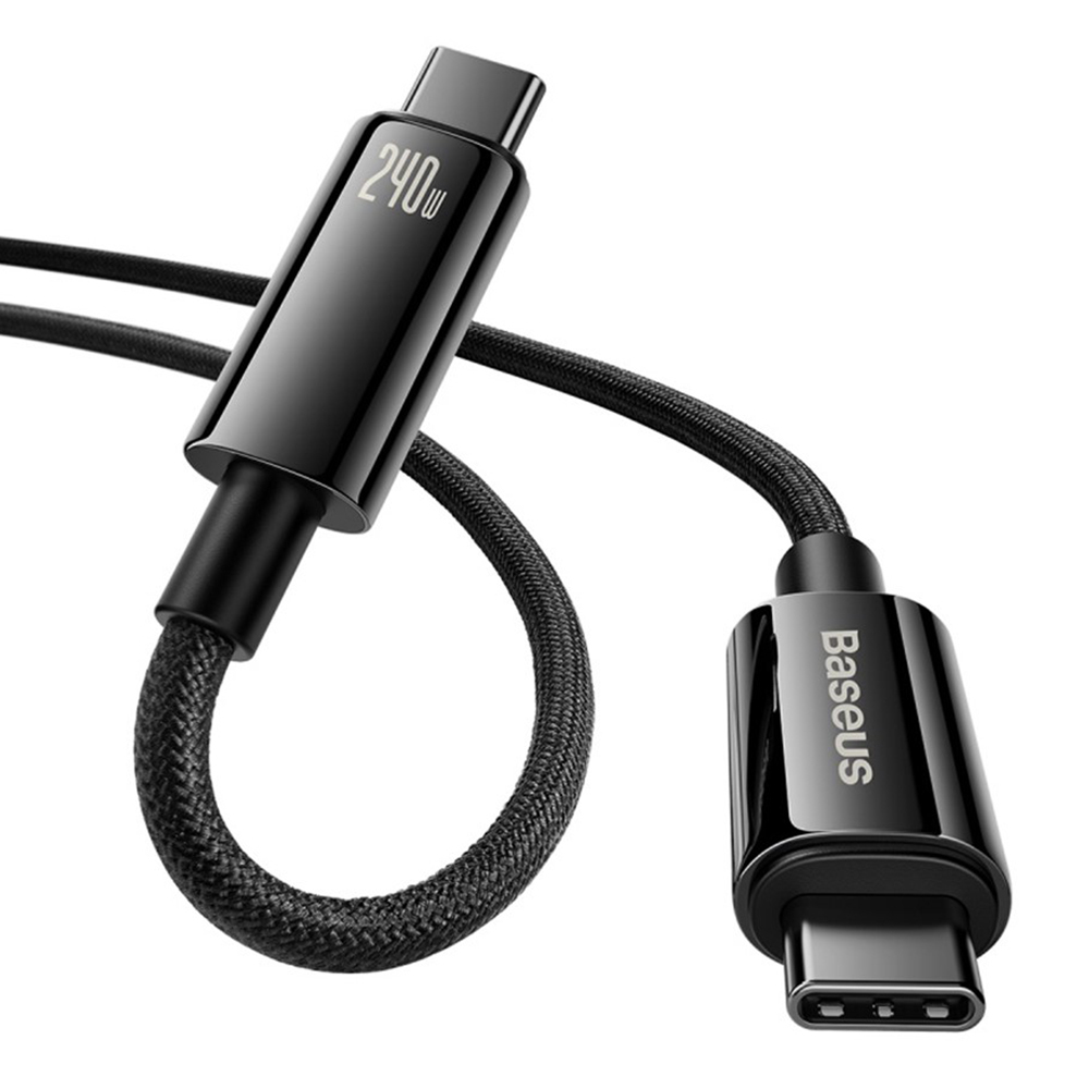 【Baseus倍思】240W 鎢金系列 雙Type-C 快充數據線