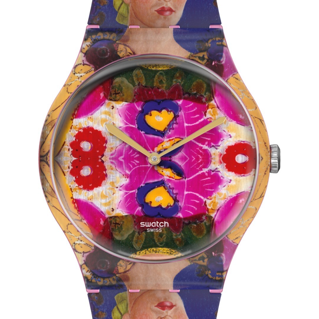 【Swatch】THE FRAME, BY FRIDA KAHLO SUOZ341 41mm 現代鐘錶