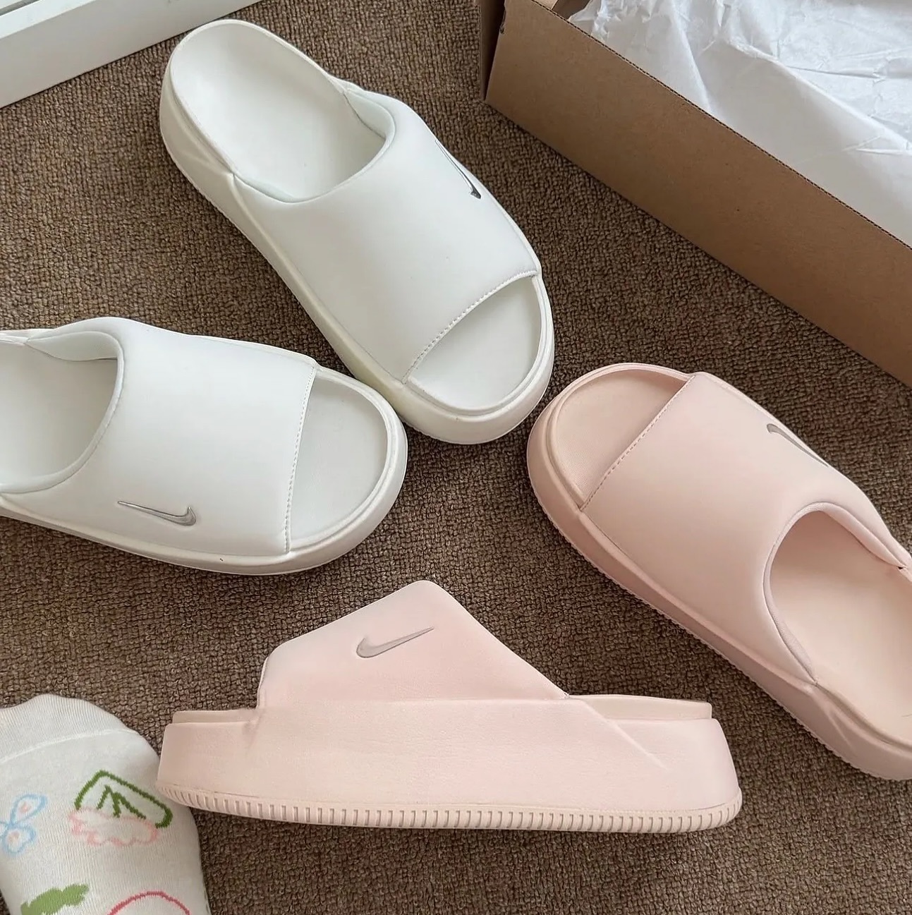 (預訂) Nike Calm Elecation 厚底拖鞋