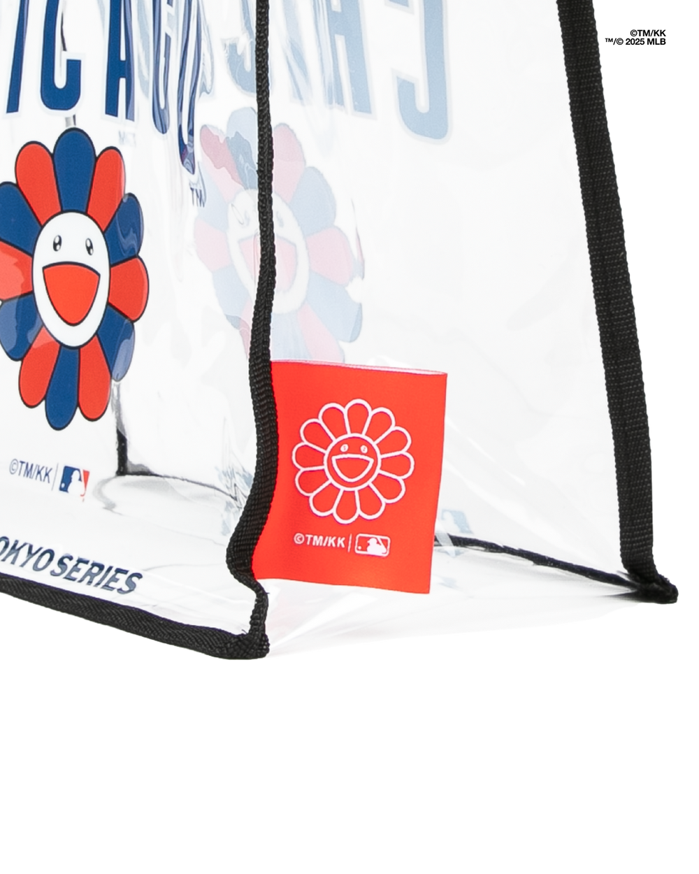 村上隆 Takashi Murakami × MLB 2025世界巡迴東京系列 芝加哥小熊隊 透明托特包