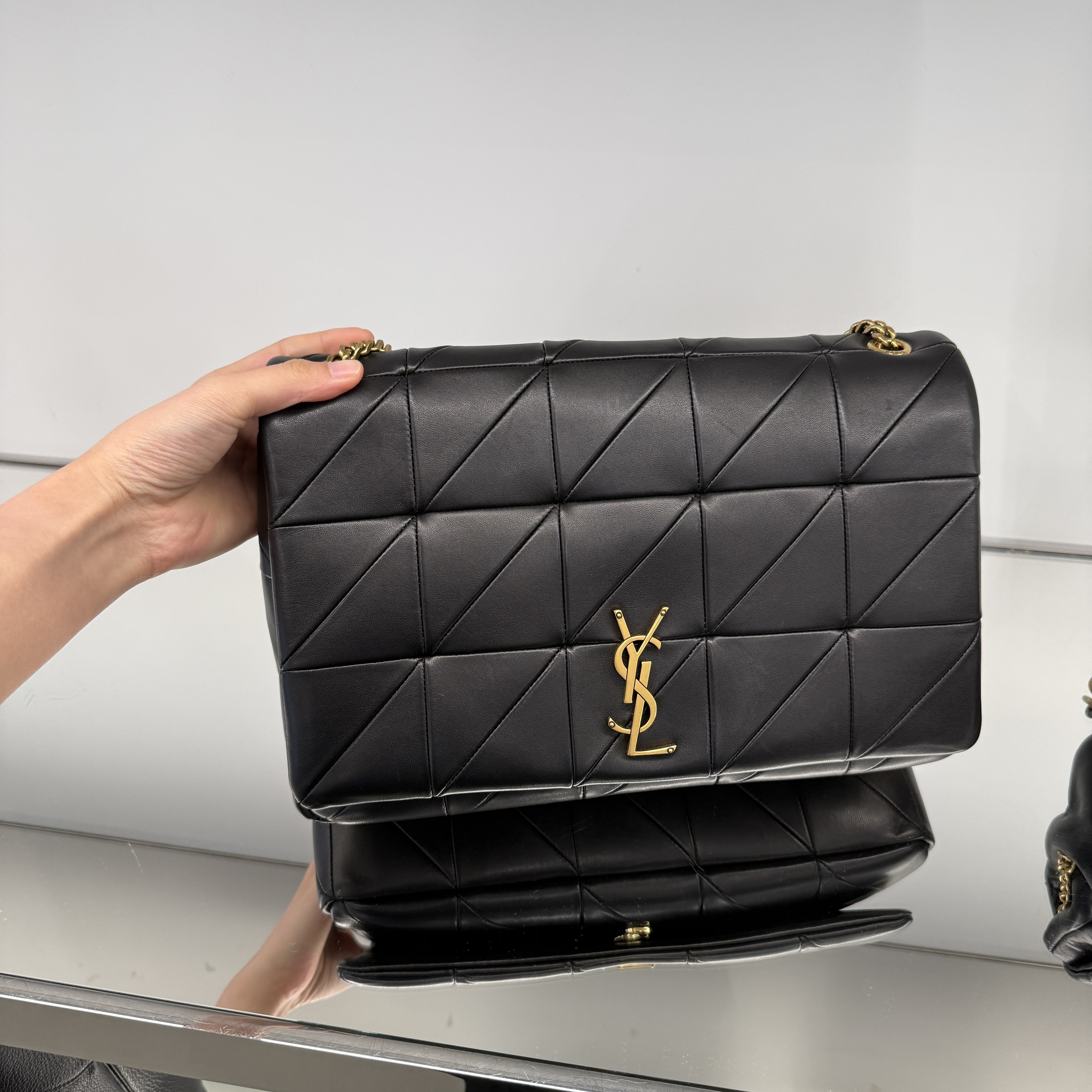 Saint Laurent YSL Jamie Shoulder Bag Black 761908