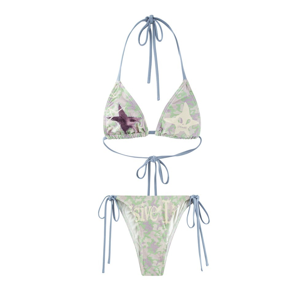 LUSIVE｜迷苔蝶比基尼套裝 Mosswing Butterfly Bikini (Blue)