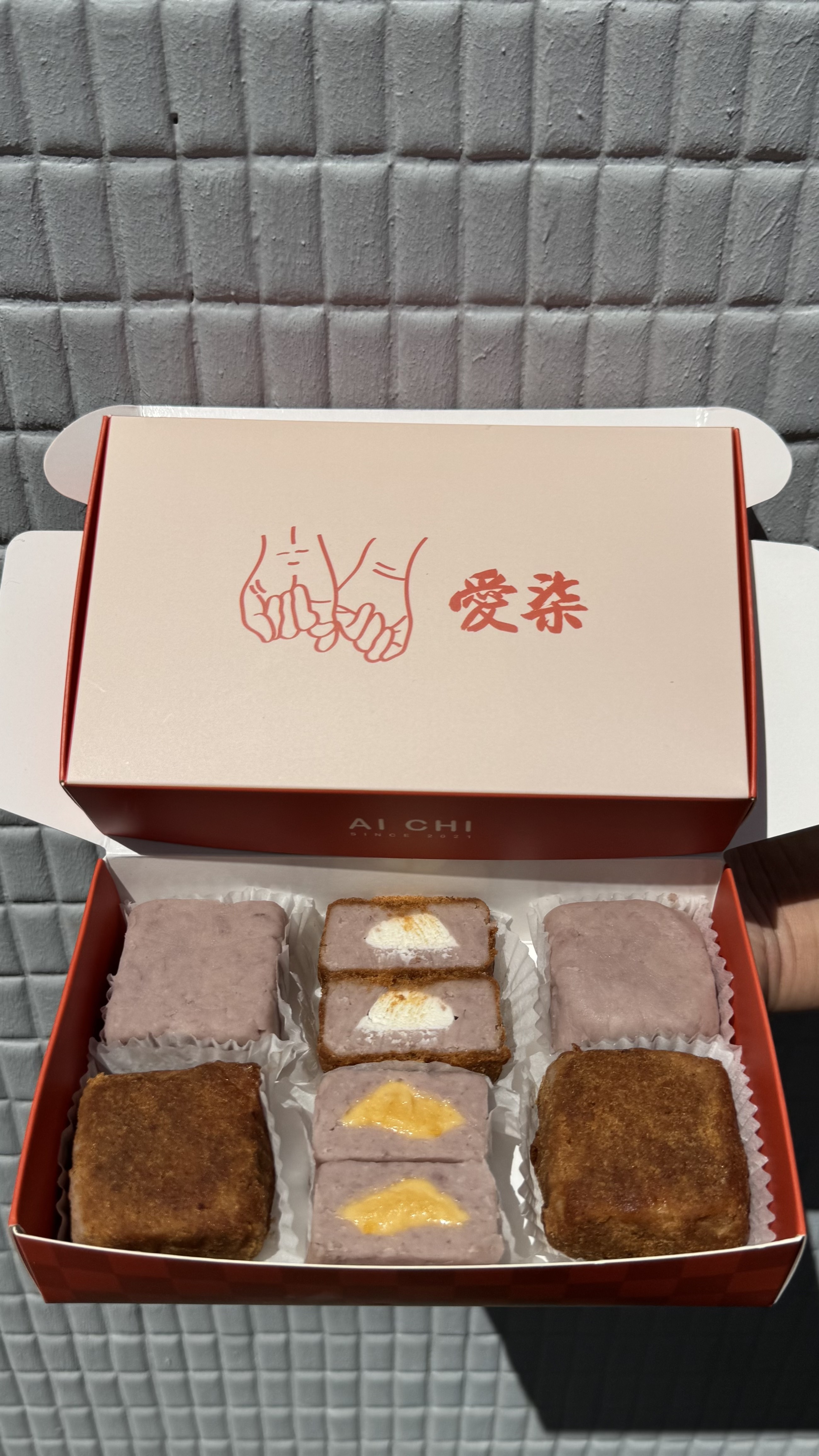 芋泥方盒(芋泥流沙+肉鬆乳酪款)