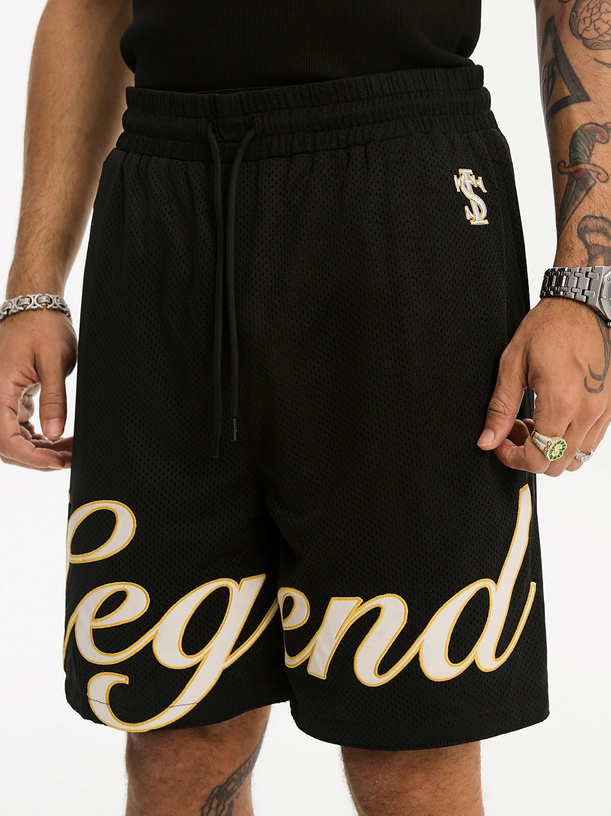 STK SmallTownKid Large Logo American Mesh Shorts