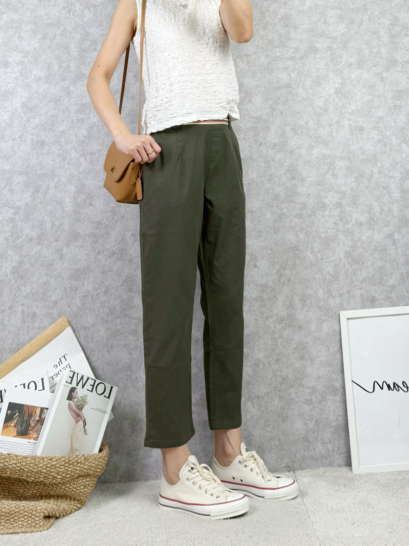 高質感織帶八分棉褲 ⚡️搶現貨 ⚡️