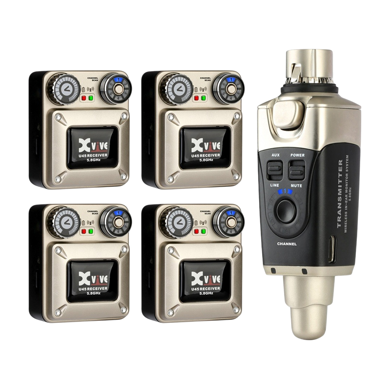 Xvive U45R4 Wireless IEM System 入耳式無線監聽傳輸介面