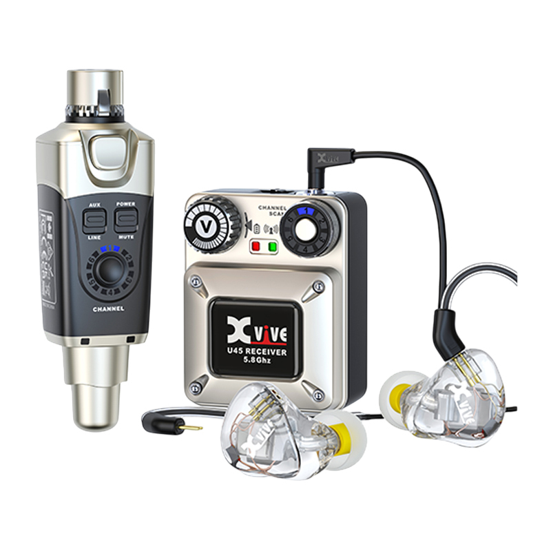 Xvive U45T9 Wireless IEM System 入耳式無線監聽傳輸介面