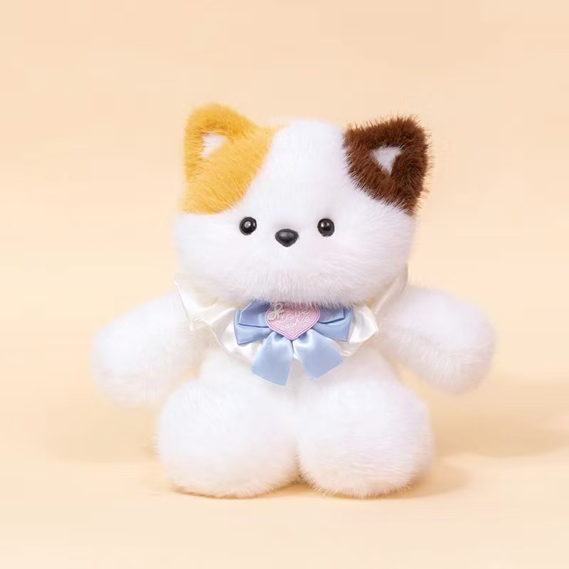 跑跑三花貓娃娃