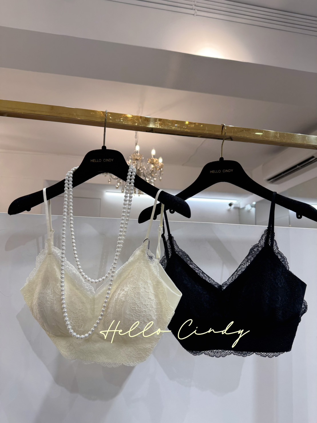 B08099 超浪漫的法式唯美蕾絲美背背心