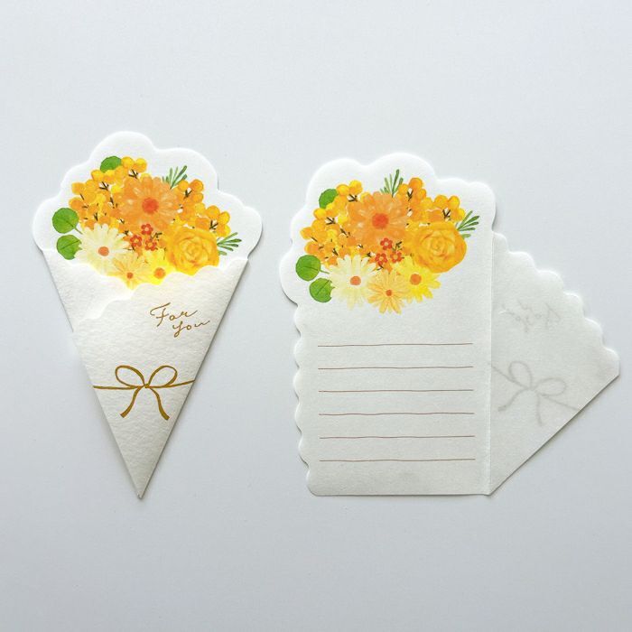 古川紙工 花束造型信紙: LT700 含羞草