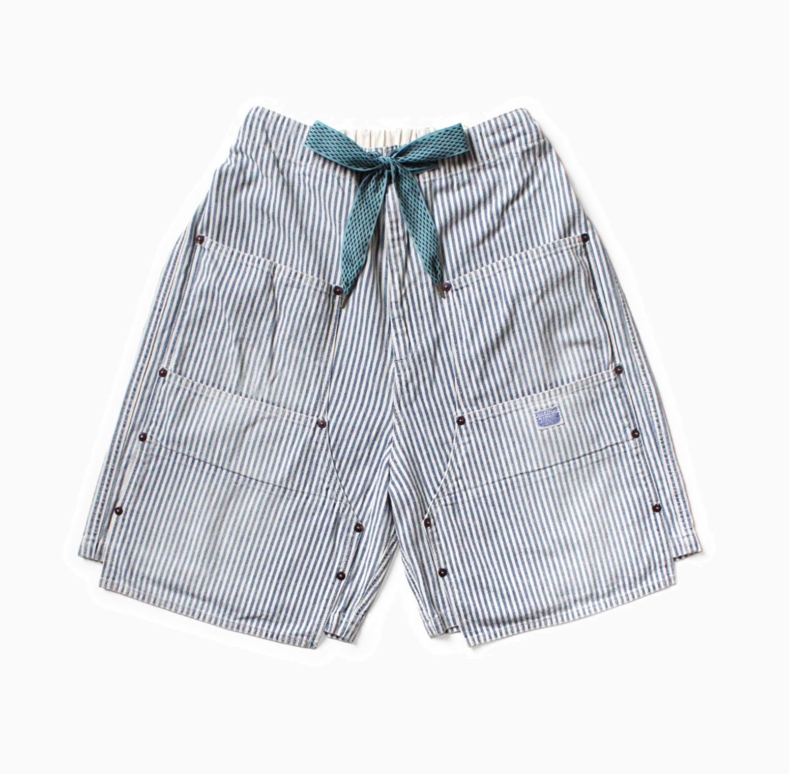 8/21 RELEASE: KAPITAL 2025 10oz HICKORY W KNEE EASY SHORTS - PRE ORDER ITEM (預訂中)