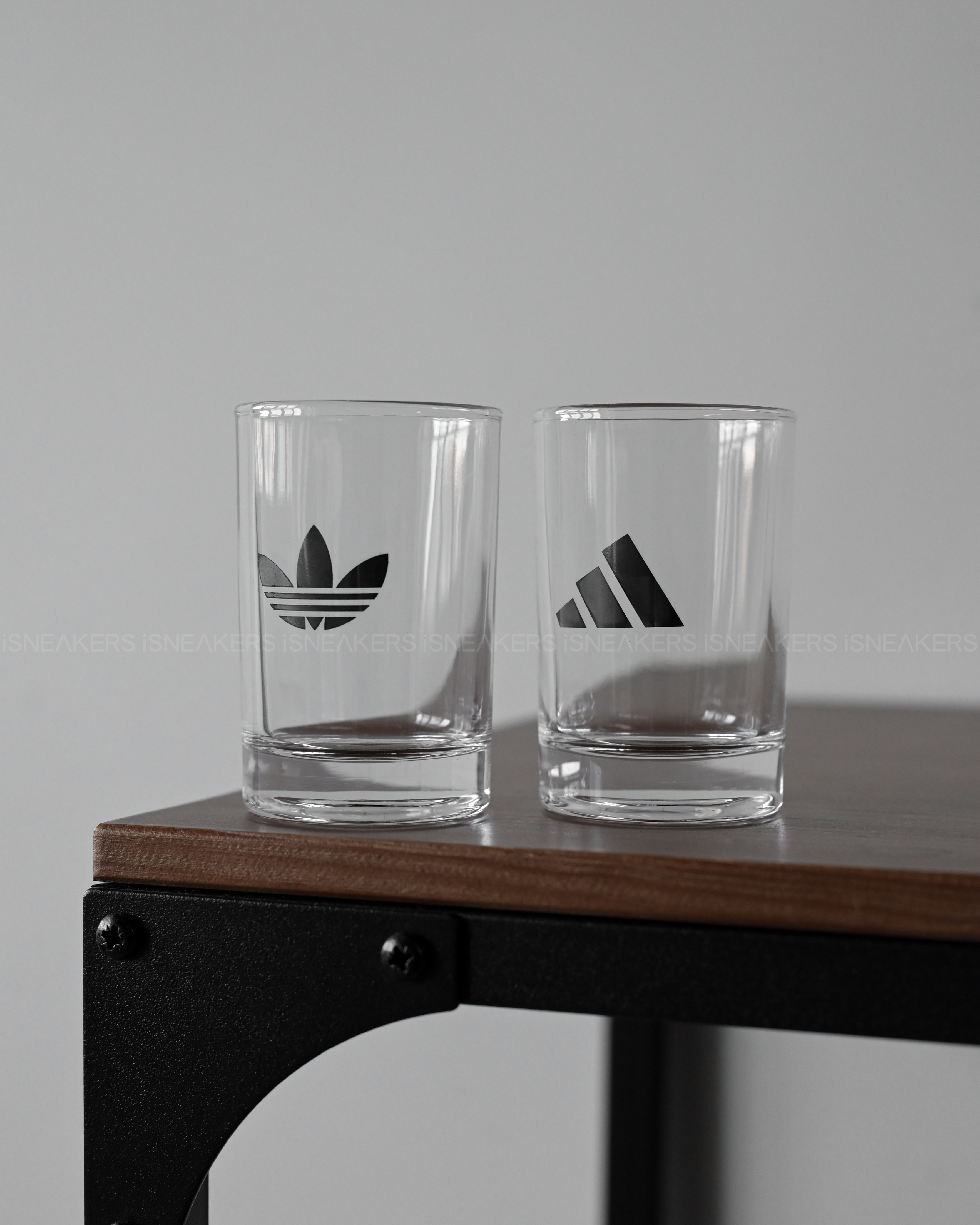 iSNEAKERS｜Adidas 品牌玻璃杯 一組兩入