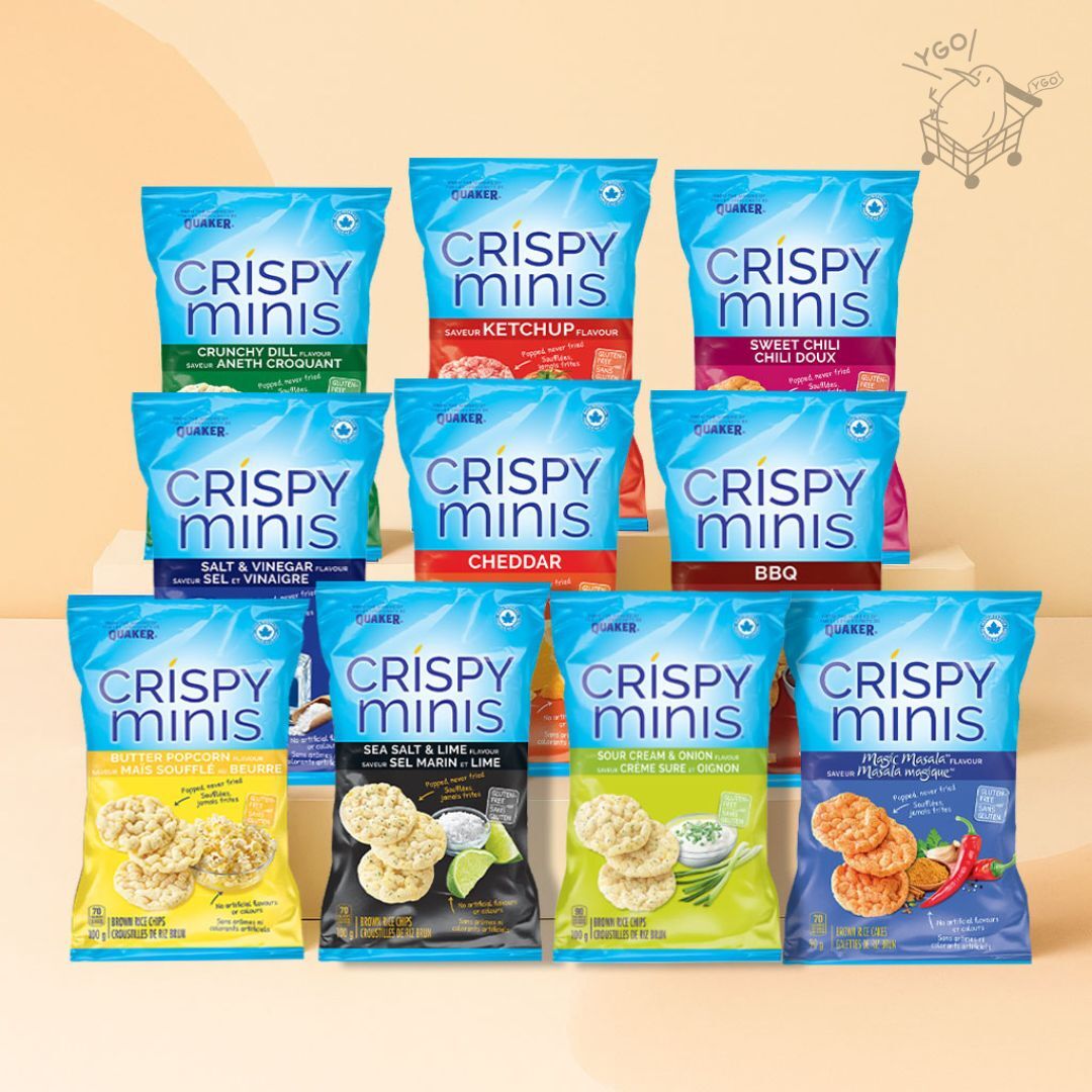 Quaker 桂格 Crispy Minis 米餅脆片系列 - 多種口味