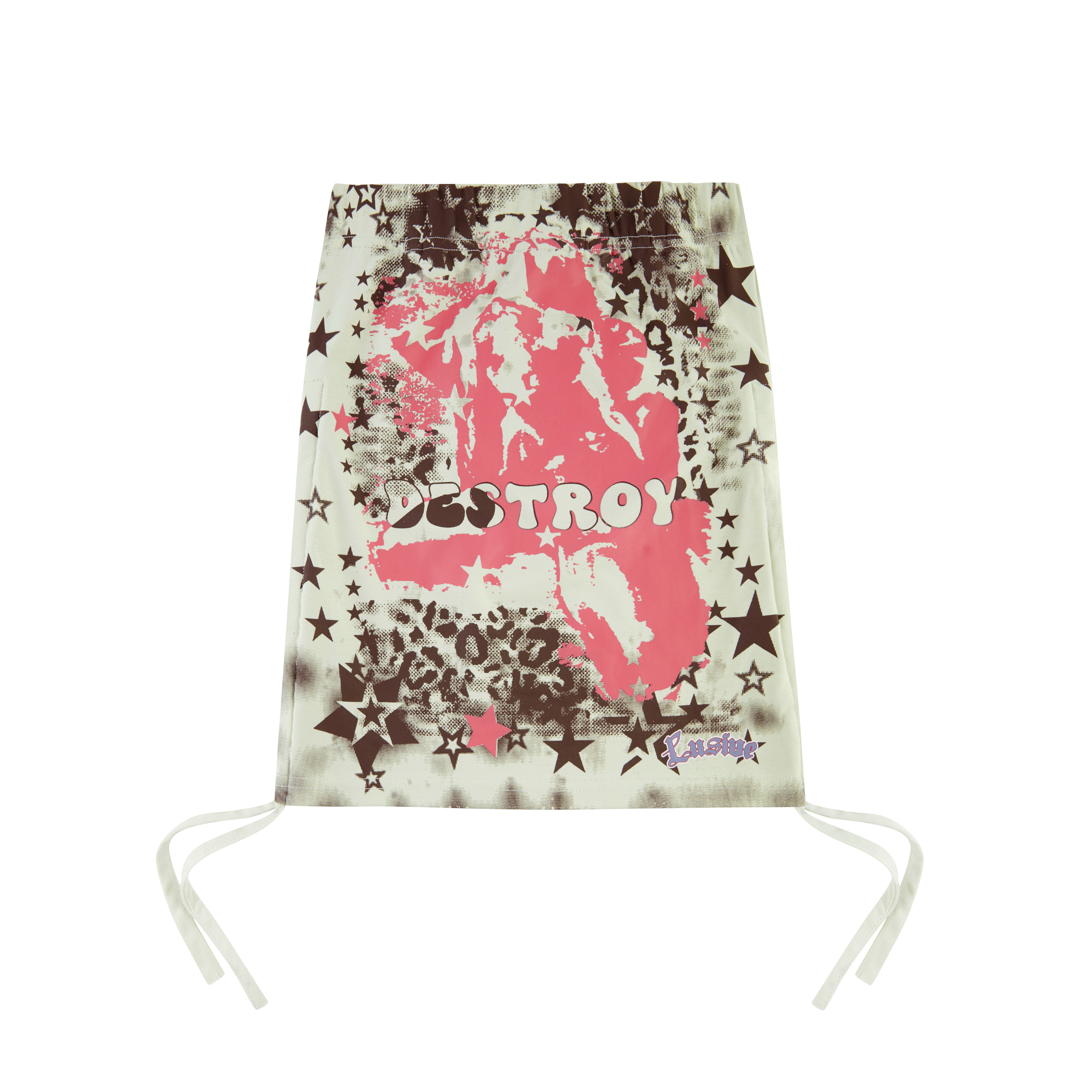 LUSIVE WORKSHOP 星星塗鴉抹胸-草綠