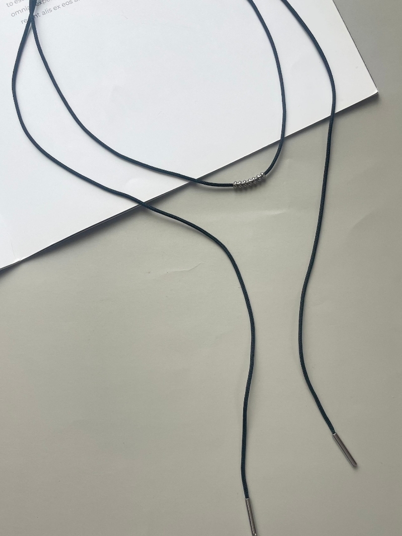 original cord choker long necklace