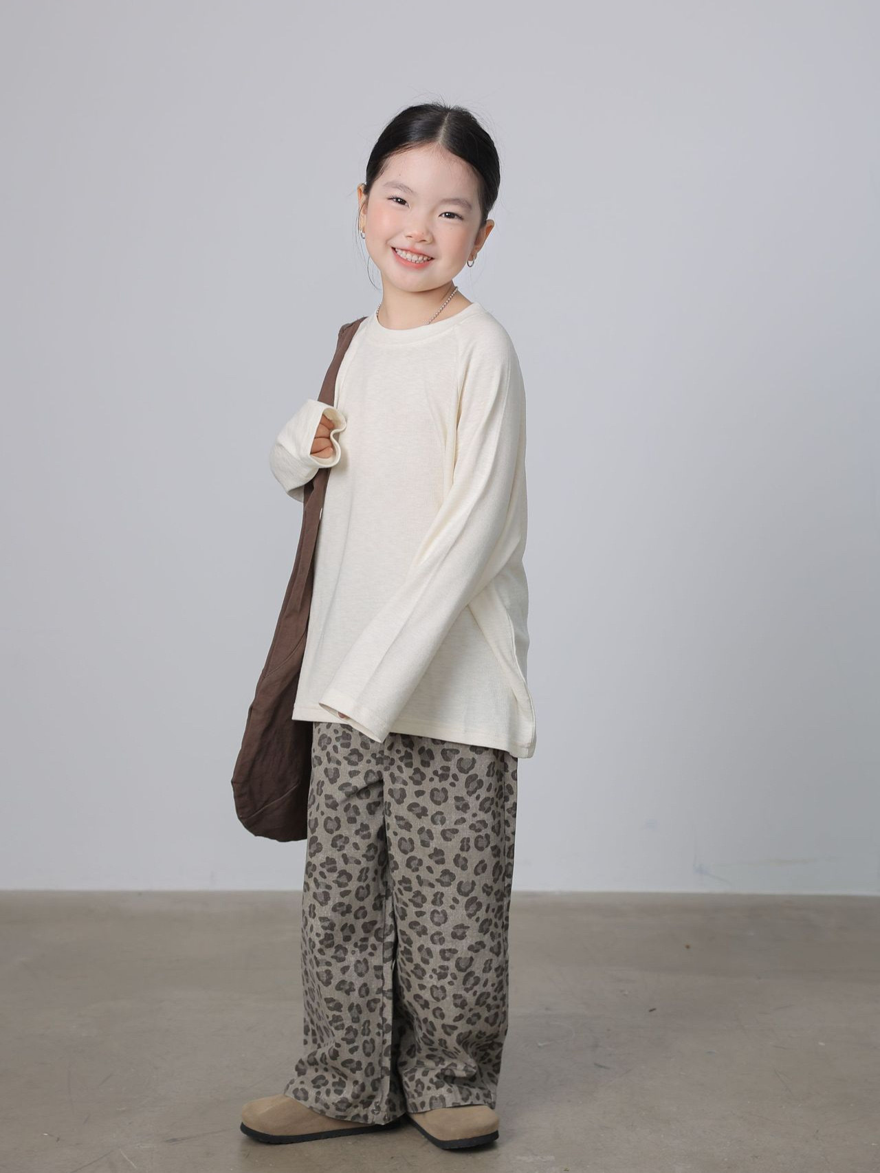 親子裝_秋冬跟媽咪一起穿豹紋褲