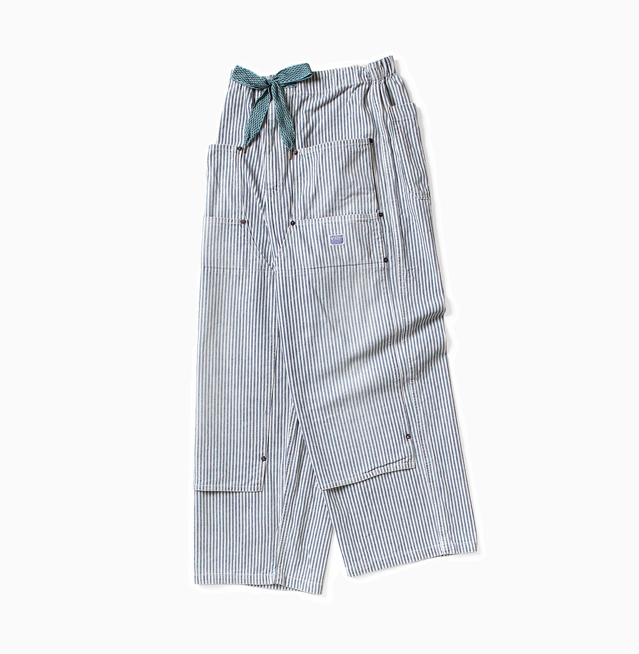 8/21 RELEASE: KAPITAL 2025 10oz HICKORY W KNEE EASY BAGGY PANTS - PRE ORDER ITEM (預訂中)