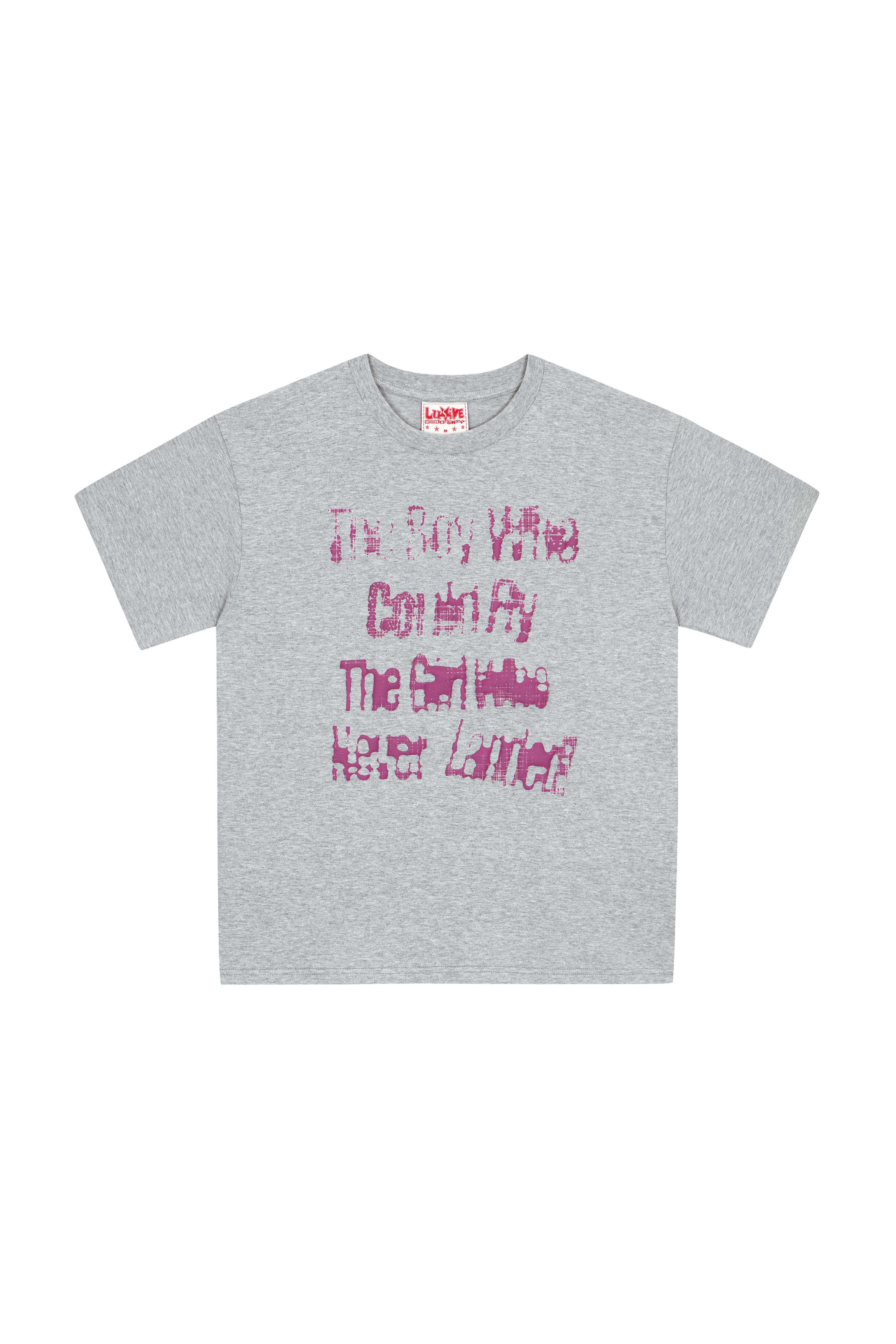 LUSIVE WORKSHOP 飛的男孩TEE-淺灰