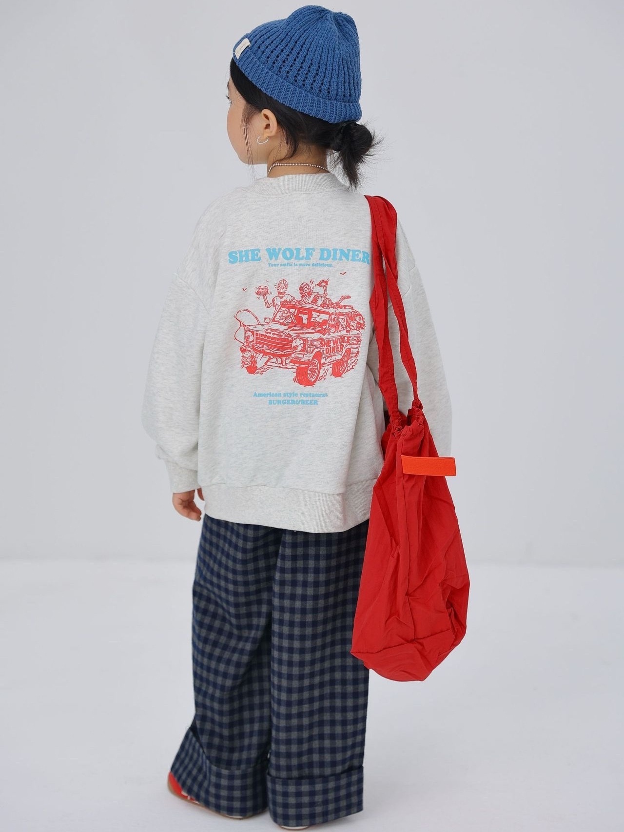 親子裝_動物汽車毛圈大學T