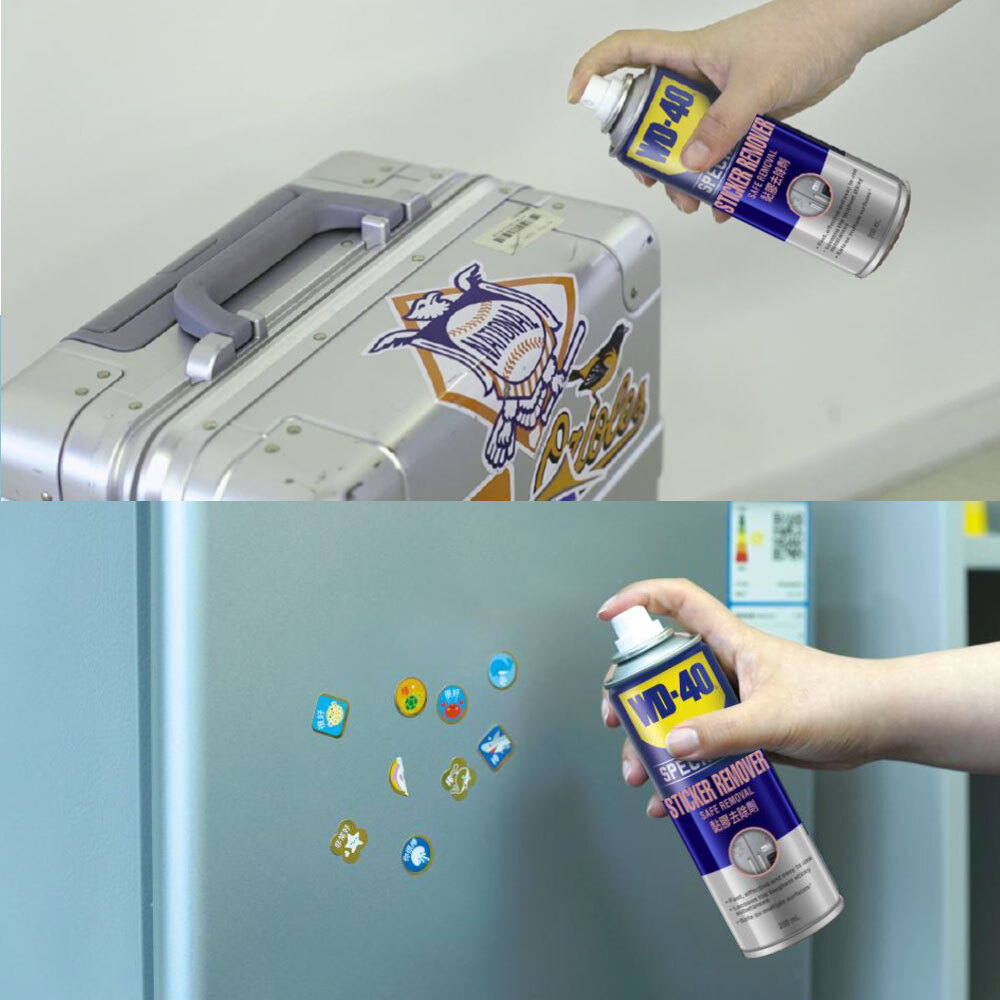 美國 WD-40｜WD40 黏膠去除劑 除膠劑 自黏貼紙清除劑 標籤清除 標籤清除 除標 去標除膠J1428｜200ml