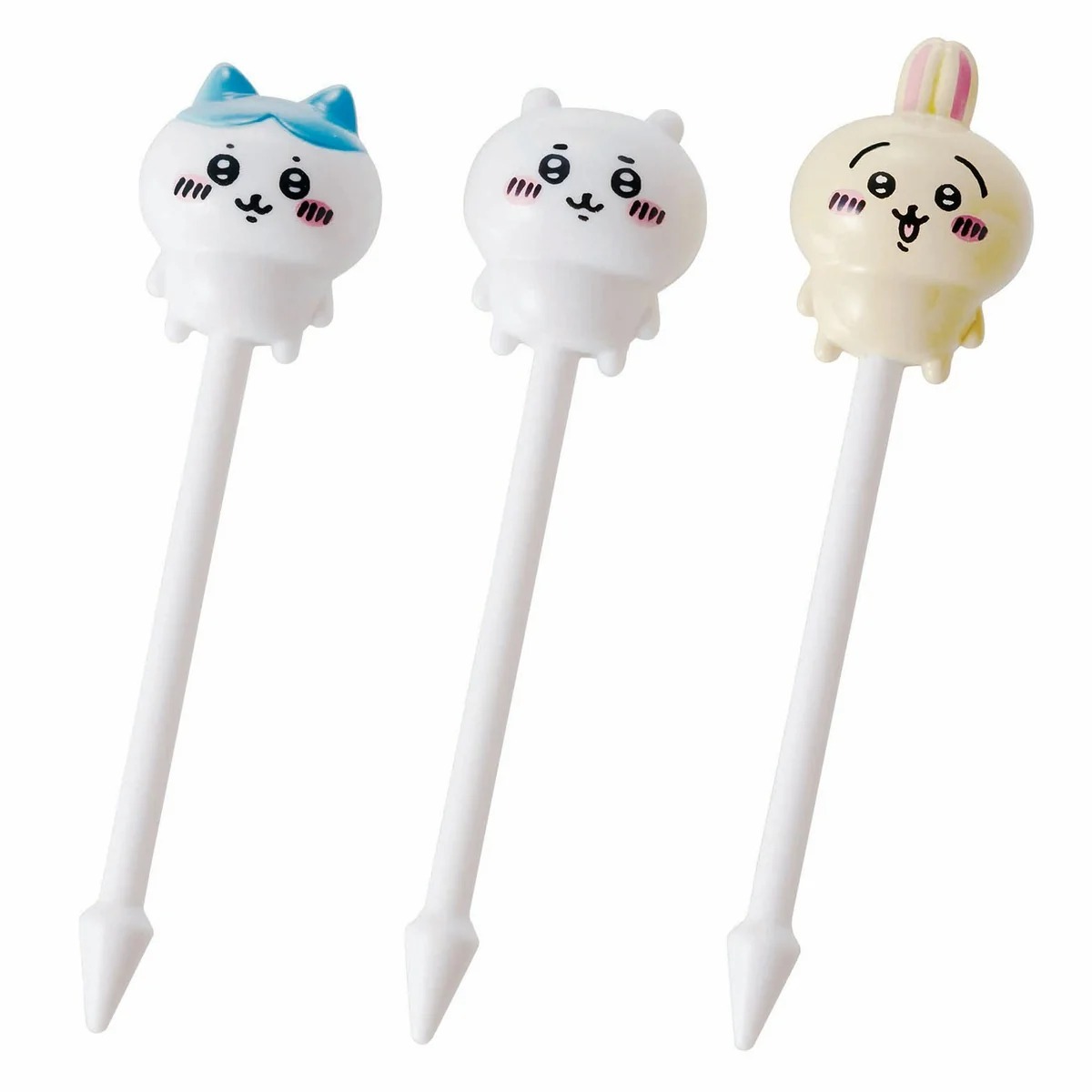 日本 chiikawa 吉伊卡哇 食物叉 (6入)