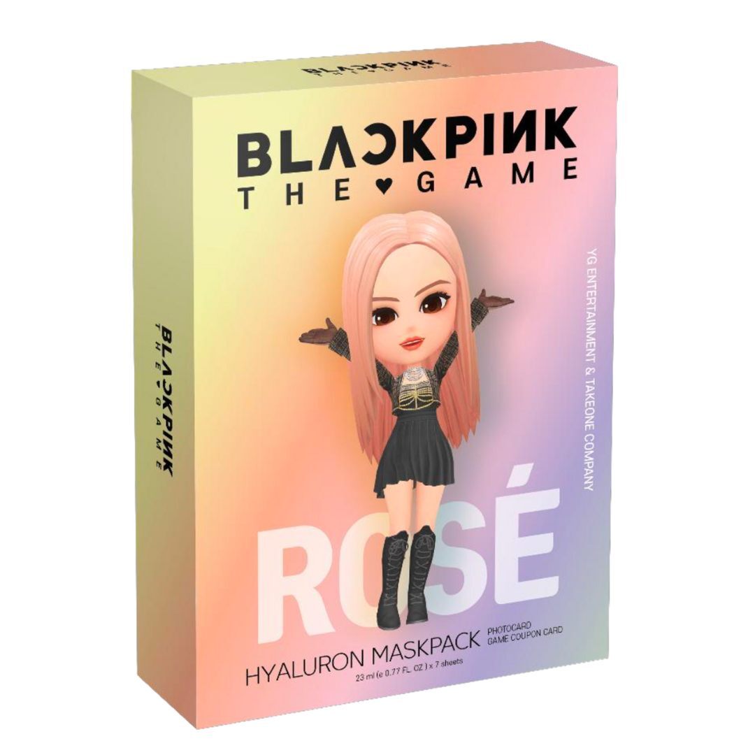BLACKPINK THE GAME ROSÉ 玻尿酸保濕面膜(7片)
