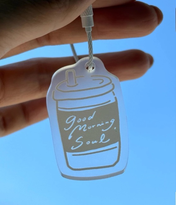 勒托寫字．圖文壓克力鑰匙圈 共3款