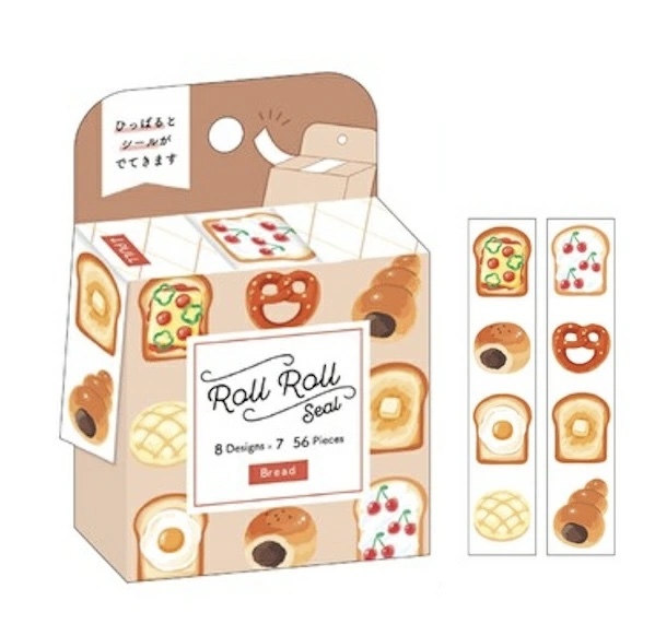 JP 麵包多士即拉即貼紙 5814 盒