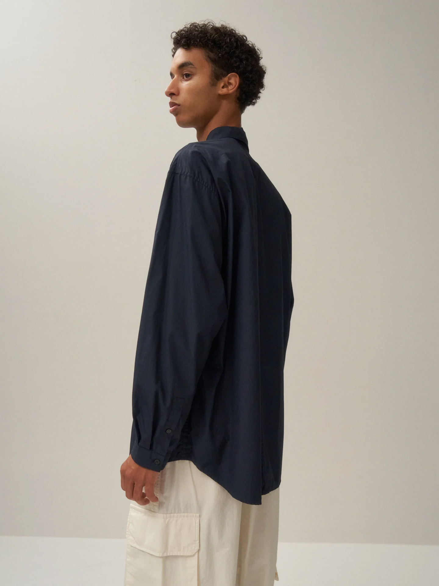 ATON Suvin Broad Washed Shirt
