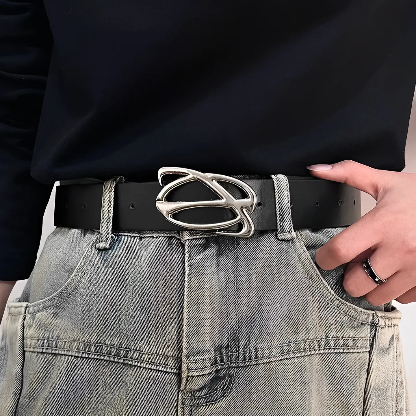 木星 設計 金屬 皮帶 男女 皮帶