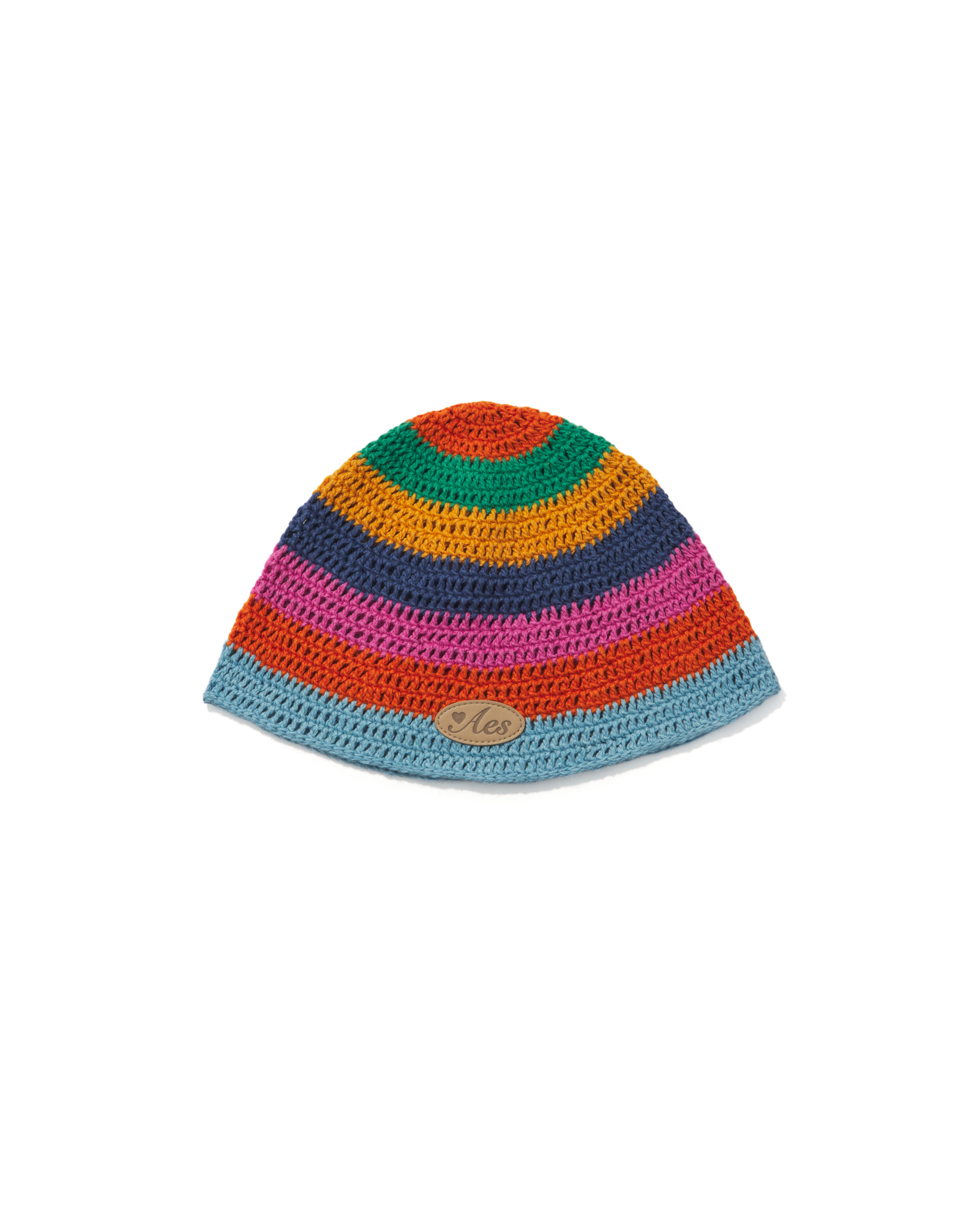 AES CROCHETED COTTON LINEN BUCKET HAT