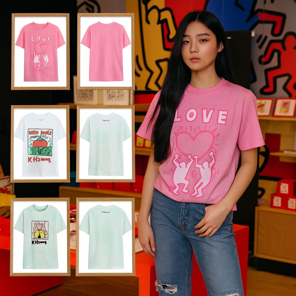 【預購】Keith Haring G082001 中童短袖3件裝