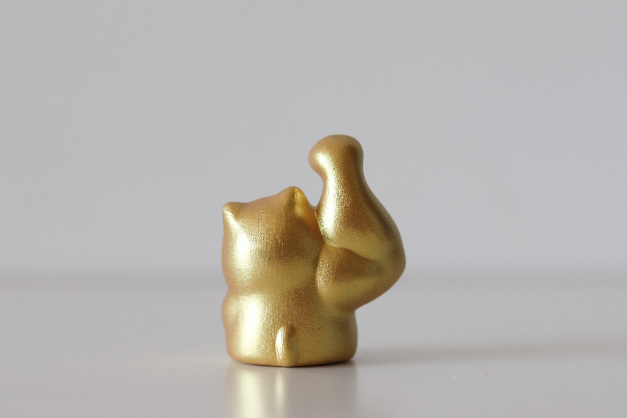 日本 龍虎堂 剛腕 招財貓(小/右手)