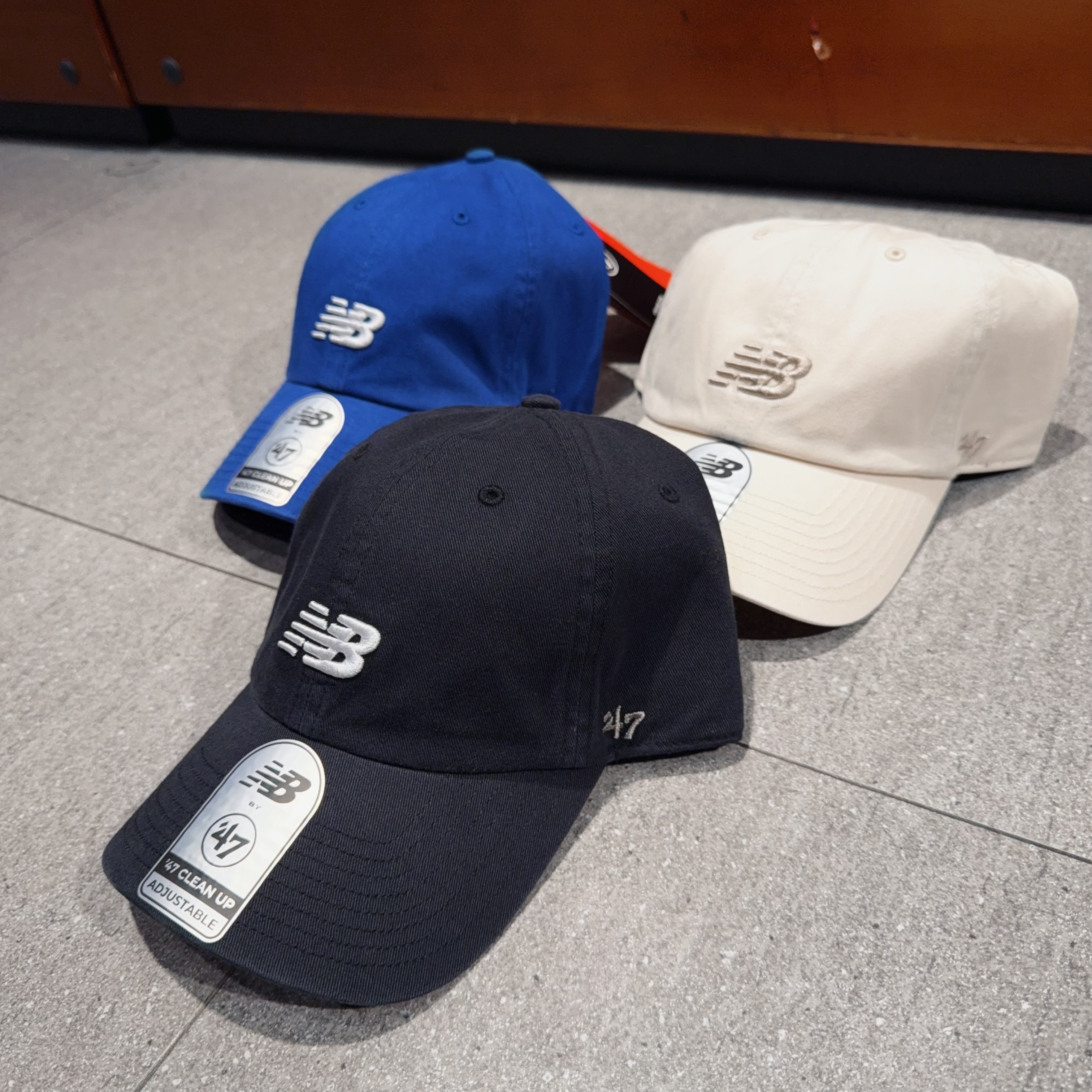 New Balance U NB by '47 Clean Up 老帽 米 lah00151lin/黑 lah00151bk/藍 lah00151gab