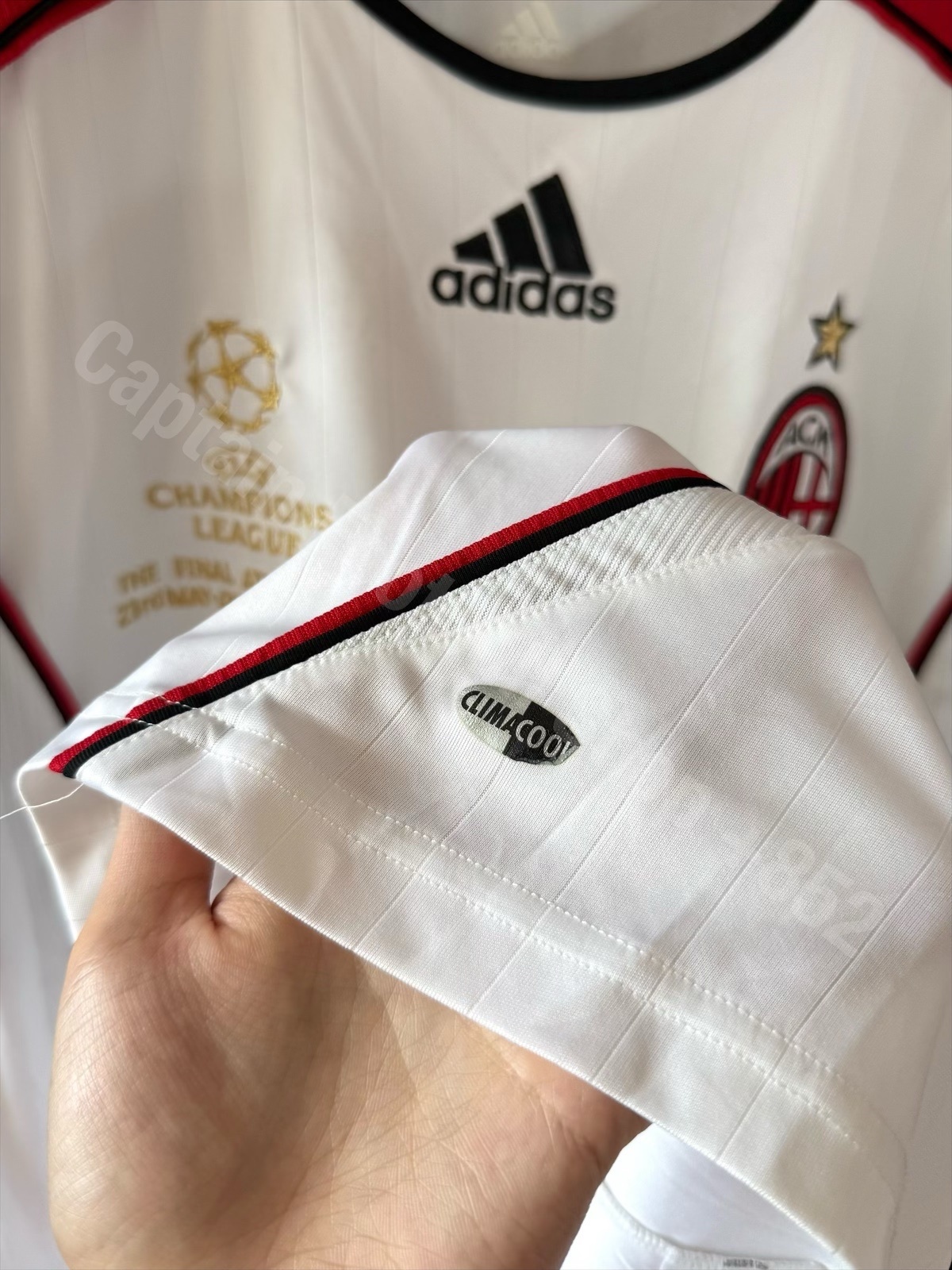 ACミラン adidas UEFA #22 KAKA 長袖 ユニフォーム 24-25 ACミラン HOME 長袖ユニフォーム／サッカーショップKAMO