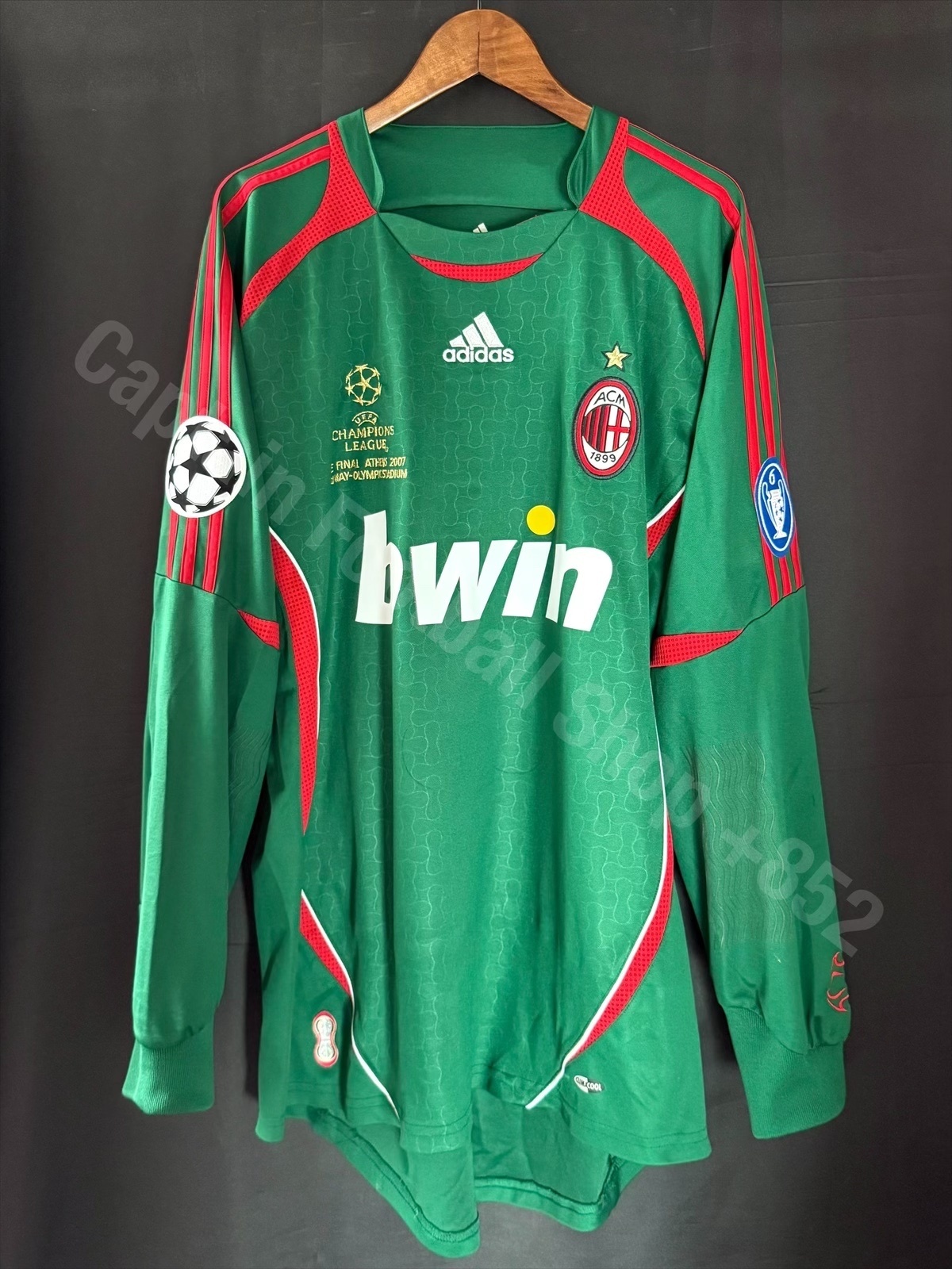 AC Milan 2006-2007 UEFA Champions League Final Adidas Goalkeeper Shirt #1 DIDA