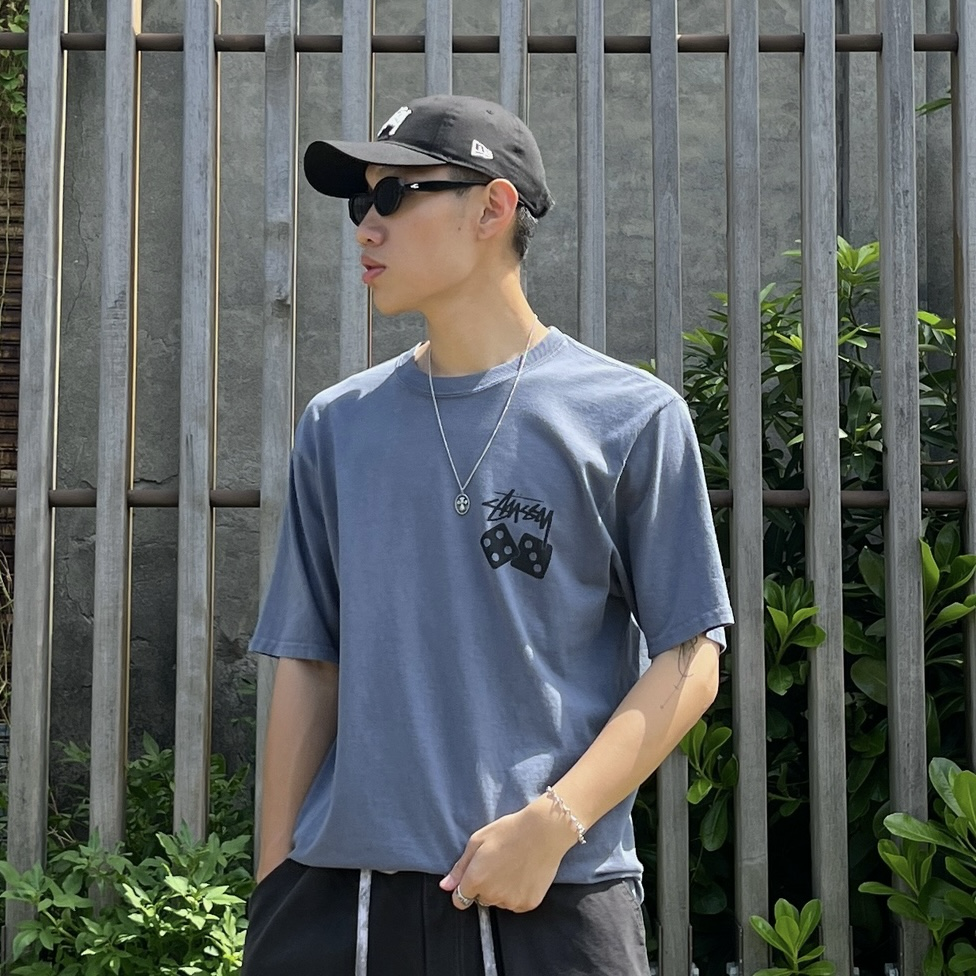 Stussy Pigment Dyed Dice  Tee 骰子 水洗短Tee (3colors)