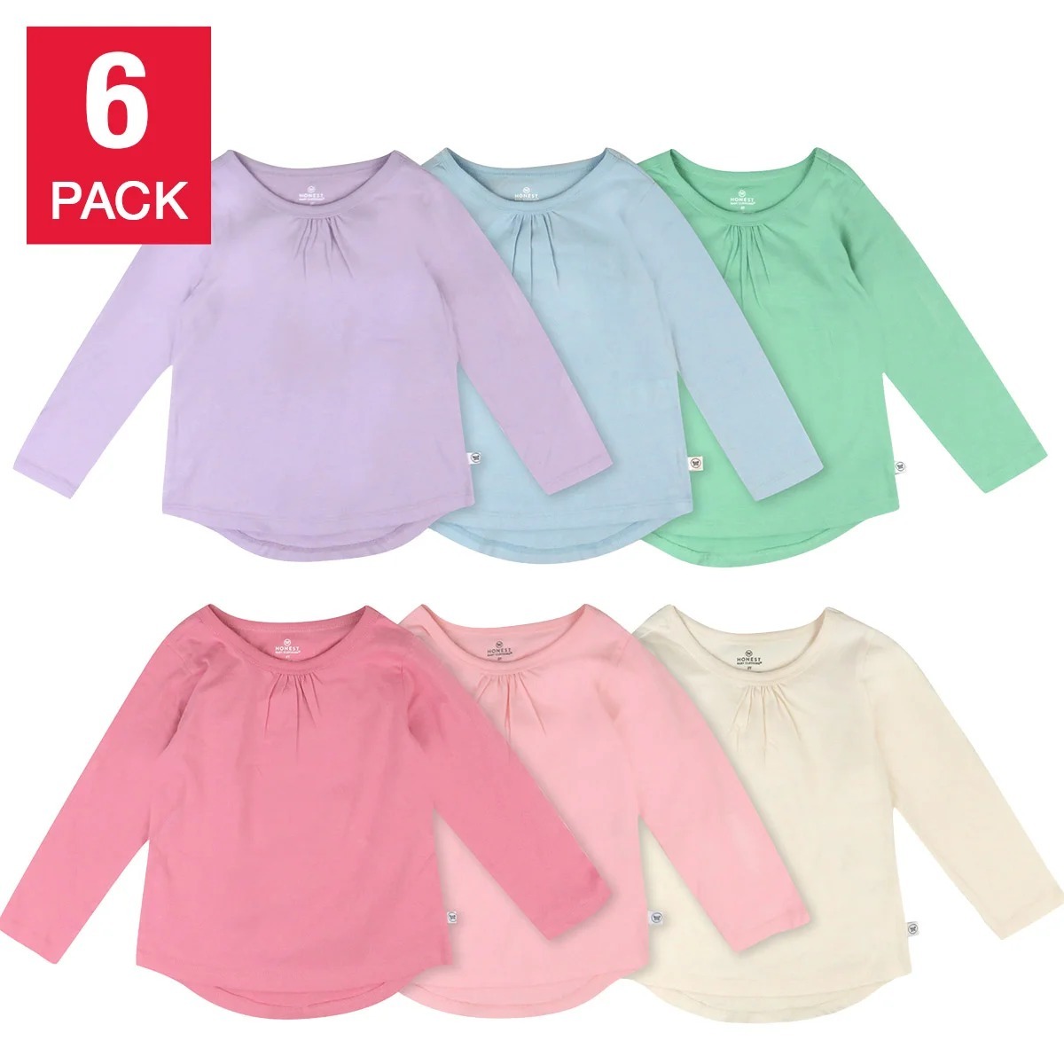 【預購】Honest G082004 童裝長袖上衣6件裝