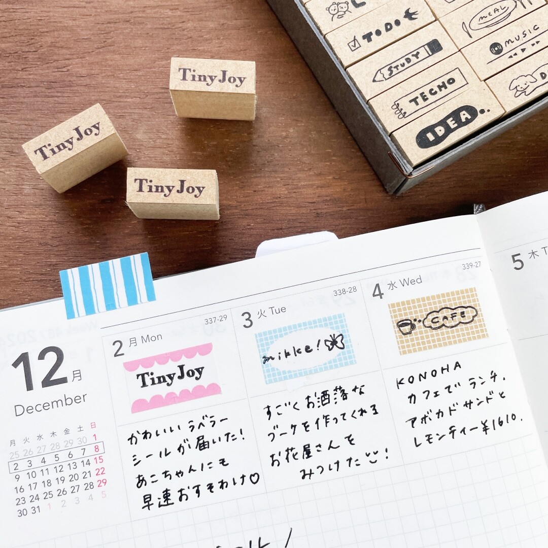 櫻桃_框 標籤貼紙捲｜日本Stamp Marche