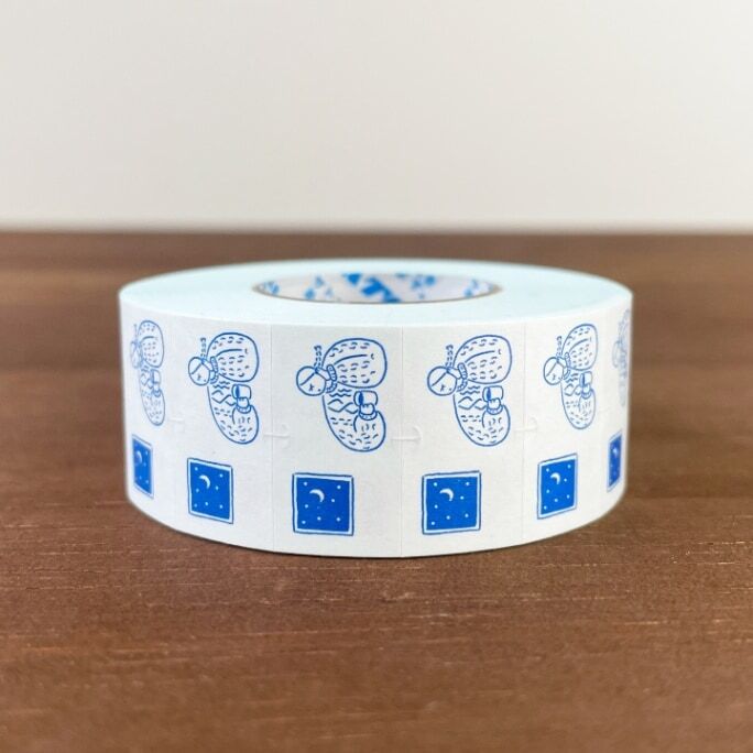 咖啡 標籤貼紙捲｜日本Stamp Marche