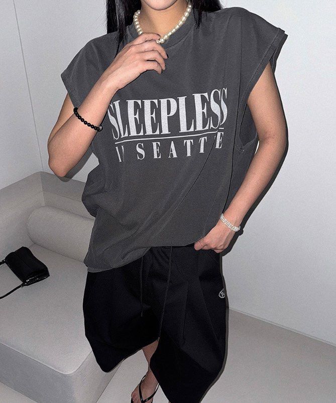 英文字背心 manhattans-035V