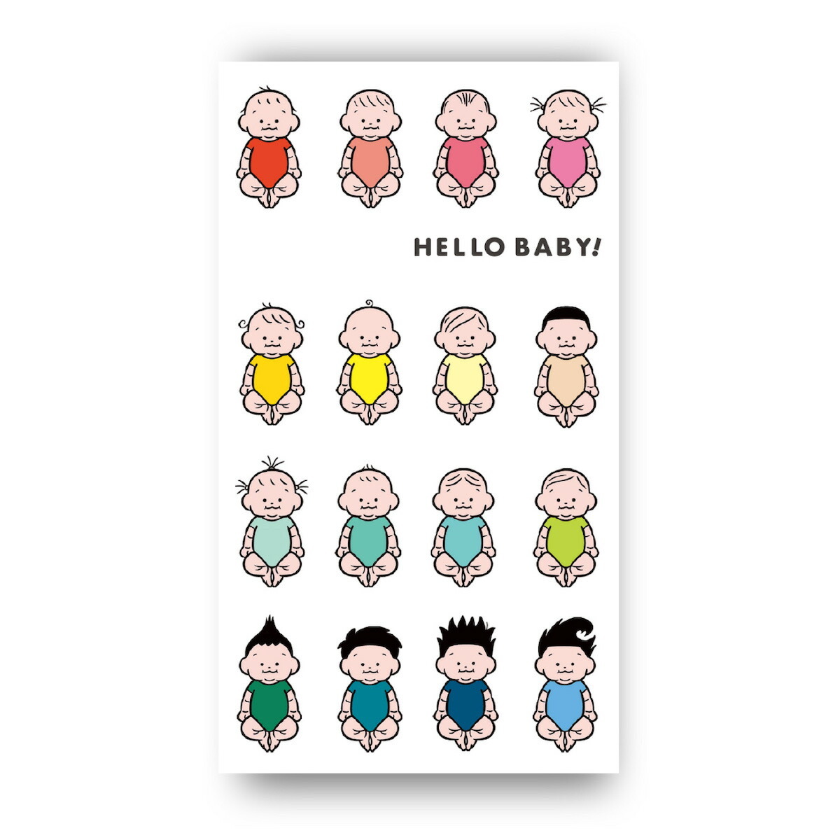 BABY髮型 3枚 迷你信封 紅包袋｜日本 Gakken