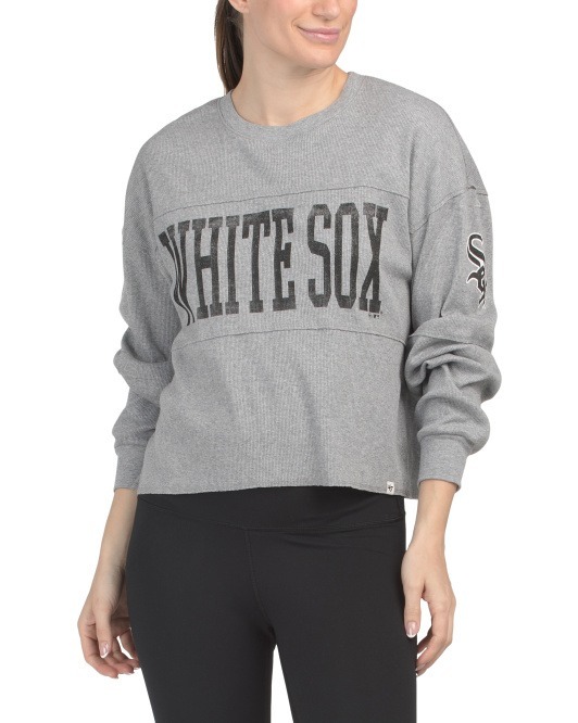 【預購】MLB Chicago White Sox G082053 女裝長袖上衣